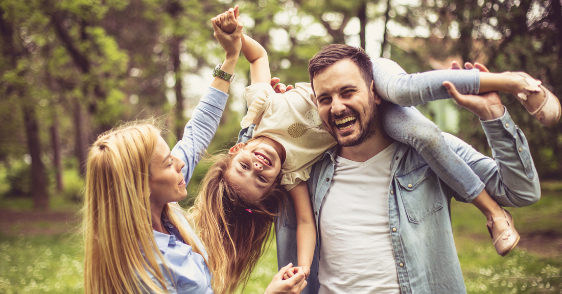 Family feeling healthy after taking our saffron supplements