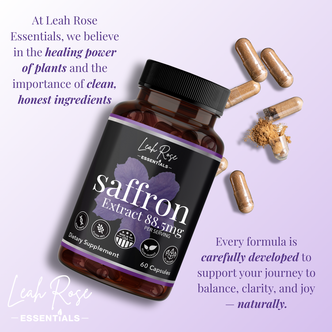 The Best Saffron Supplement of 2026. why leah rose essential saffron is the best saffron supplement for 2026