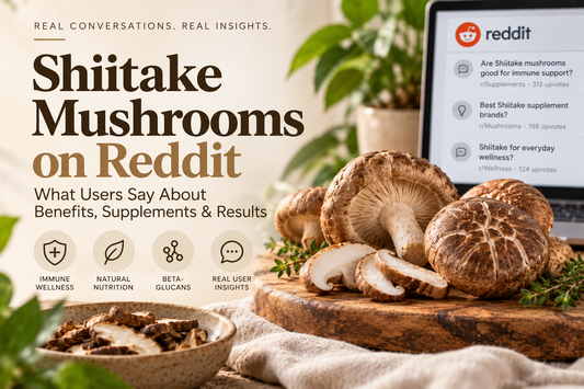 what reddit users say about shiitake mushrooms