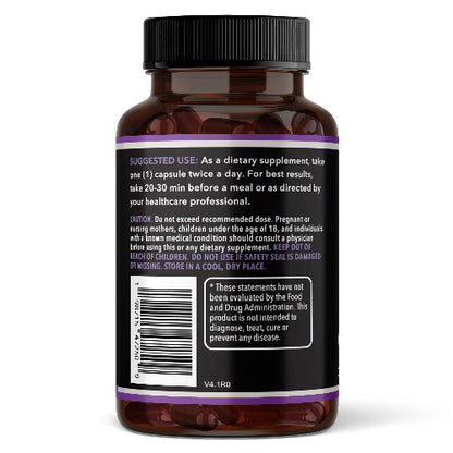 directions state to take one vegetable capsule twice a day